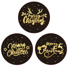 Amazon Christmas stickers holiday decoration stickers gift gift packaging bag takeaway seal label