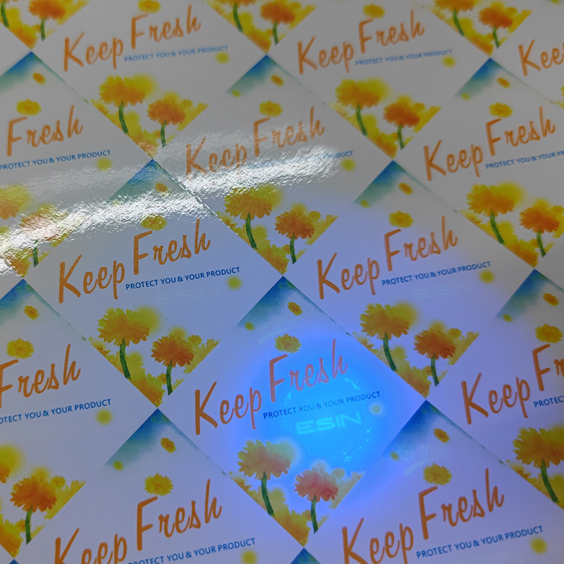 Food sheet mildew-proof label self-adhesive anti-counterfeiting label customization printing roll coated paper label