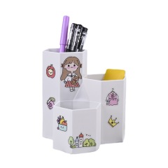 Cartoon stickers Children's colorful irregular stickers Suitcase notebook pen holder A4 self-adhesive transparent labels