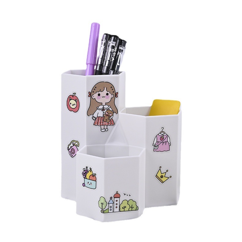 Cartoon stickers Children's colorful irregular stickers Suitcase notebook pen holder A4 self-adhesive transparent labels