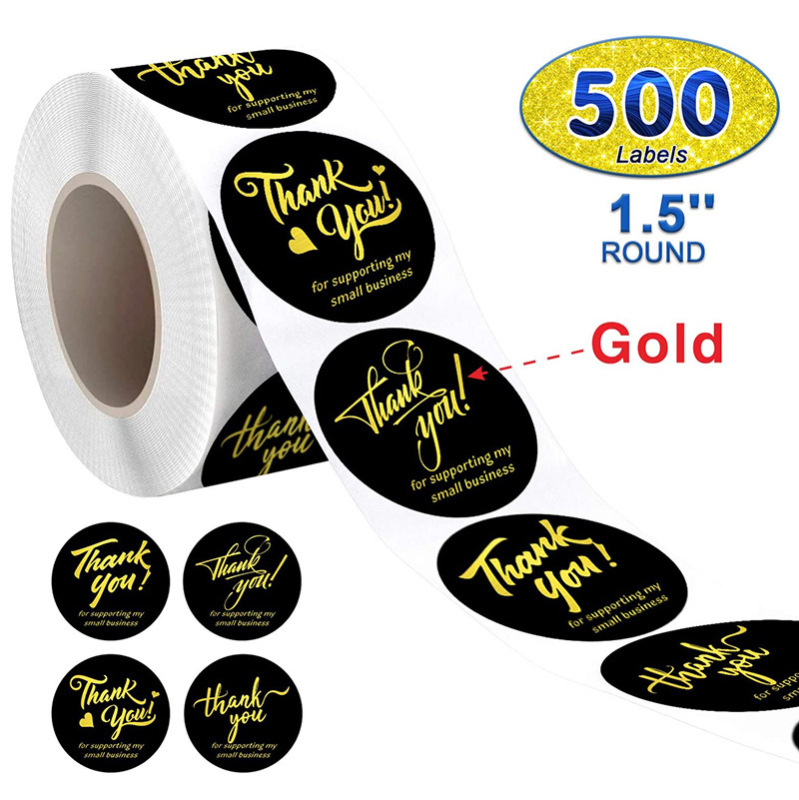Coated paper self-adhesive label stickers custom waterproof self-adhesive PVC color sealing stickers product packaging labels