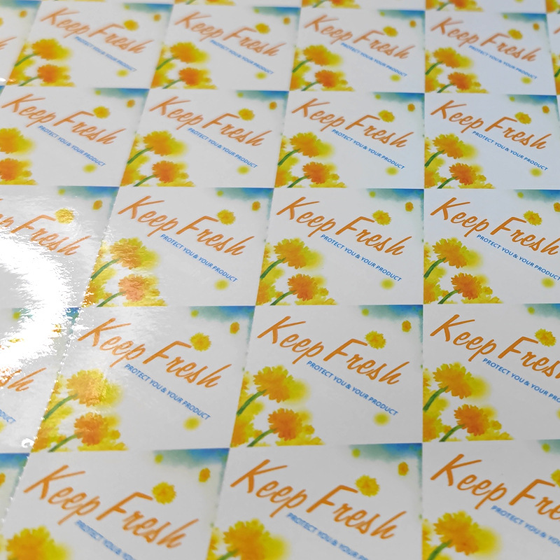 Food sheet mildew-proof label self-adhesive anti-counterfeiting label customization printing roll coated paper label