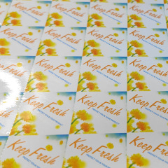 Food sheet mildew-proof label self-adhesive anti-counterfeiting label customization printing roll coated paper label