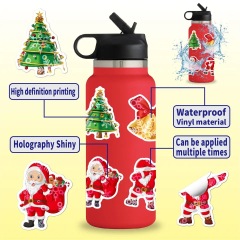 Christmas decoration stickers stickers custom Merry Christmas door and window water bottle decoration stickers