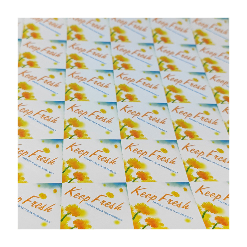 Food sheet mildew-proof label self-adhesive anti-counterfeiting label customization printing roll coated paper label