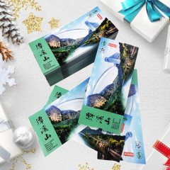 Anti-counterfeiting scenic spot amusement park attraction ticket roll can be torn admission ticket voucher printing QR code