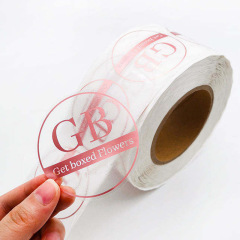 Spot dot transparent stickers, easy to tear and stick waterproof transparent self-adhesive sealing stickers, airplane box sealing stickers