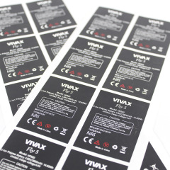 Manufacturer customized charger adapter battery label anti-scratch wear-resistant self-adhesive label battery sticker