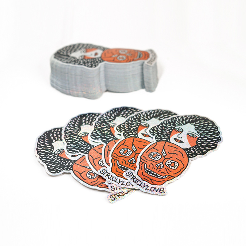 Cartoon stickers custom stickers special-shaped full-cut bagged self-adhesive labels PVC small batch stickers