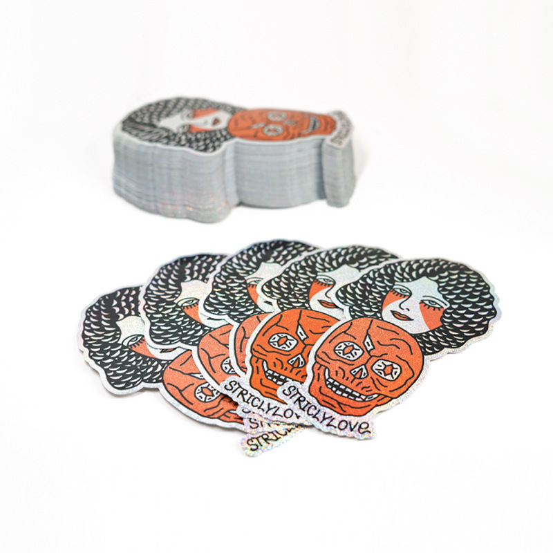 Cartoon stickers custom stickers special-shaped full-cut bagged self-adhesive labels PVC small batch stickers