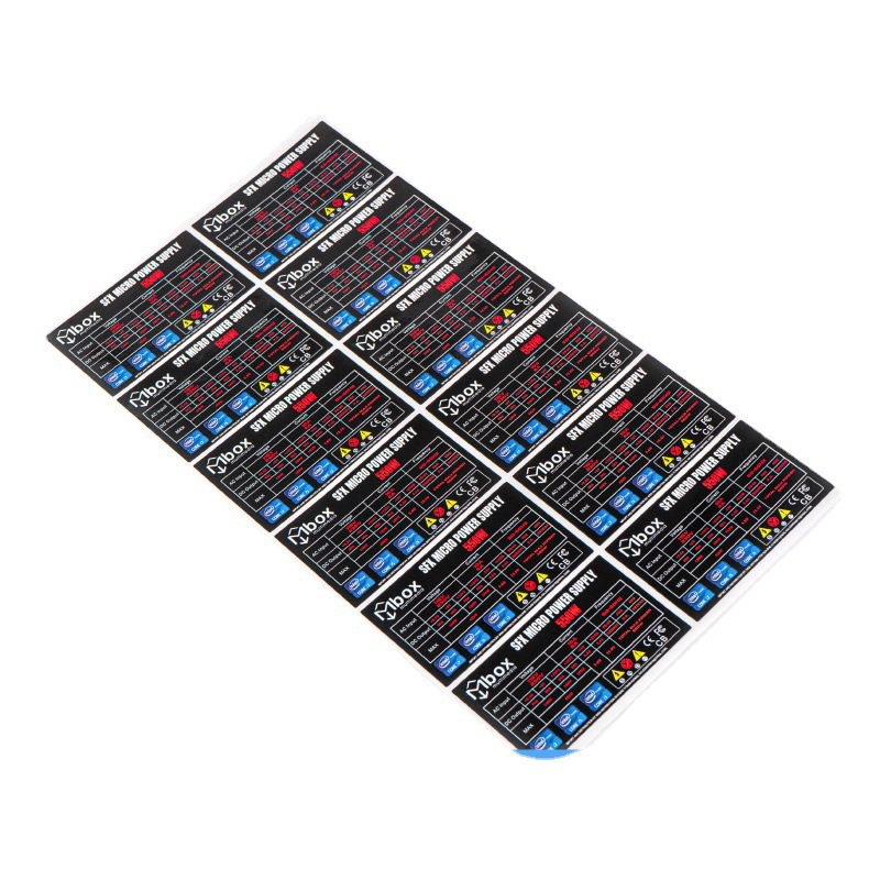 Manufacturer customized charger adapter battery label anti-scratch wear-resistant self-adhesive label battery sticker