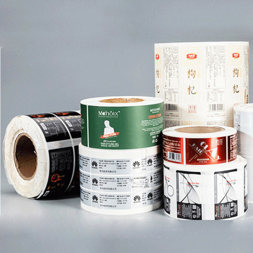 Glass jar fruit synthetic paper label sticker PVC waterproof canned self-adhesive label sticker customization