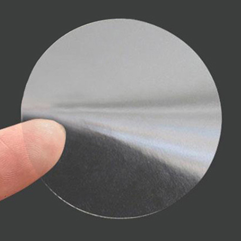 PVC self-adhesive transparent dot sealing sticker waterproof product packaging label self-adhesive sticker label customization