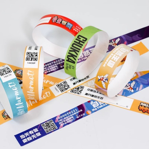 Disposable wristband children's playground water park wristband conference sign-in ticket customization