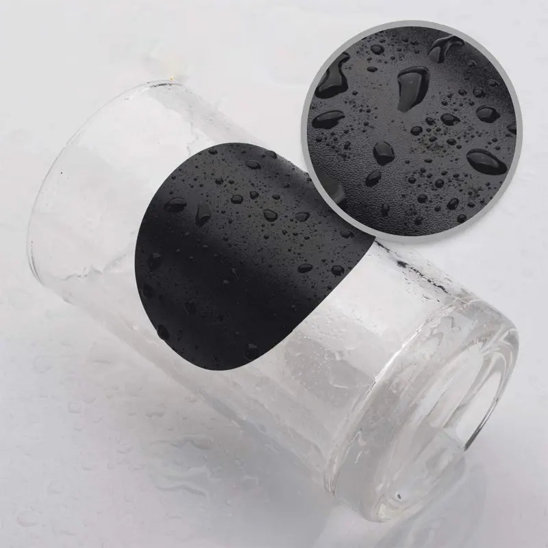 Custom high quality blackboard labels hand-writable erasable waterproof reusable watercolor chalk stickers lace jars