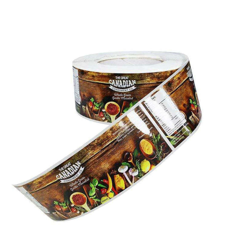 Manufacturers wholesale self-adhesive labels PVC copper paperboard takeaway sealing stickers hot stamping advertising logo trademark stickers