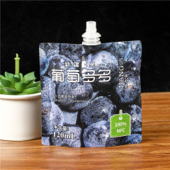 Customized spout bag food packaging bag juice liquid stand up bag aluminum foil suction jelly soy milk plastic spout bag
