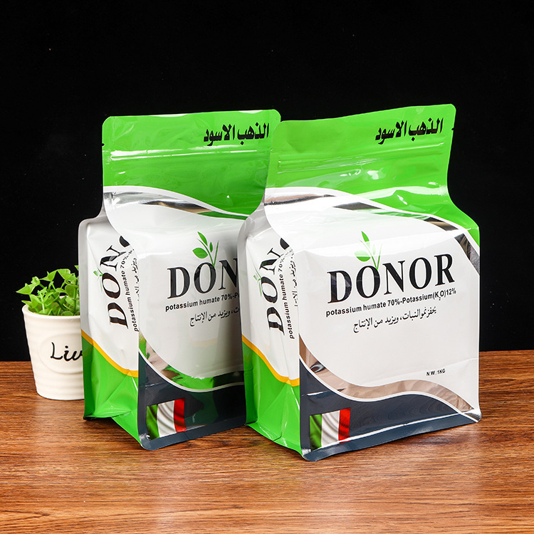 Customized food bag self-sealing vacuum tea packaging aluminum foil bag dog food eight-side sealing bag rice bag transparent bag
