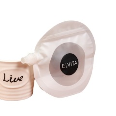 Customized liquid nozzle packaging bag cosmetic round nozzle bag facial mask self-supporting nozzle bag skin care plastic bag