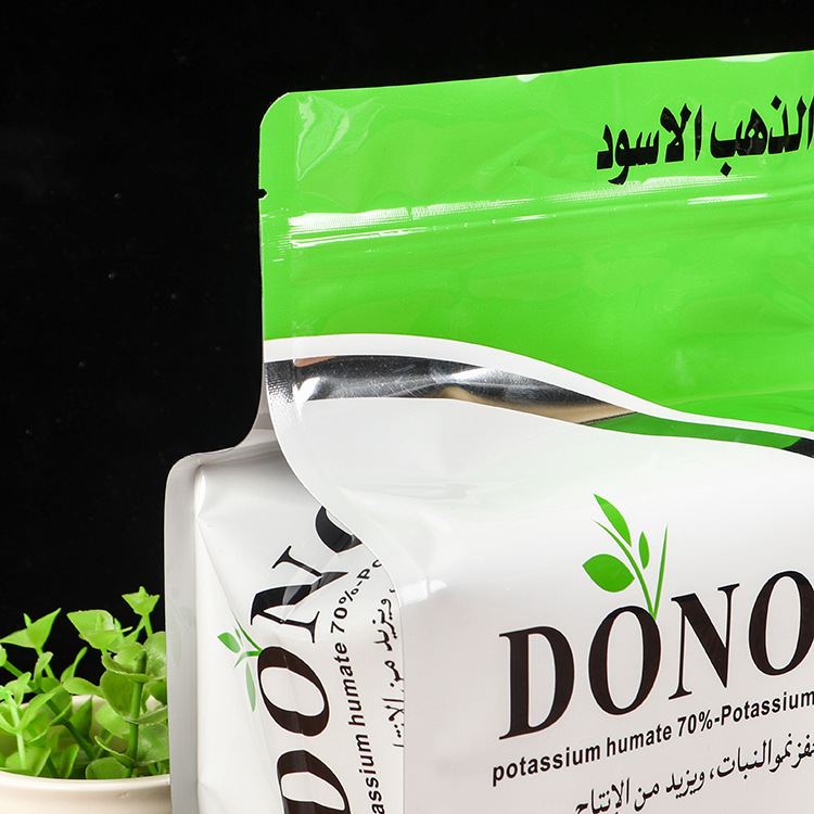 Customized food bag self-sealing vacuum tea packaging aluminum foil bag dog food eight-side sealing bag rice bag transparent bag