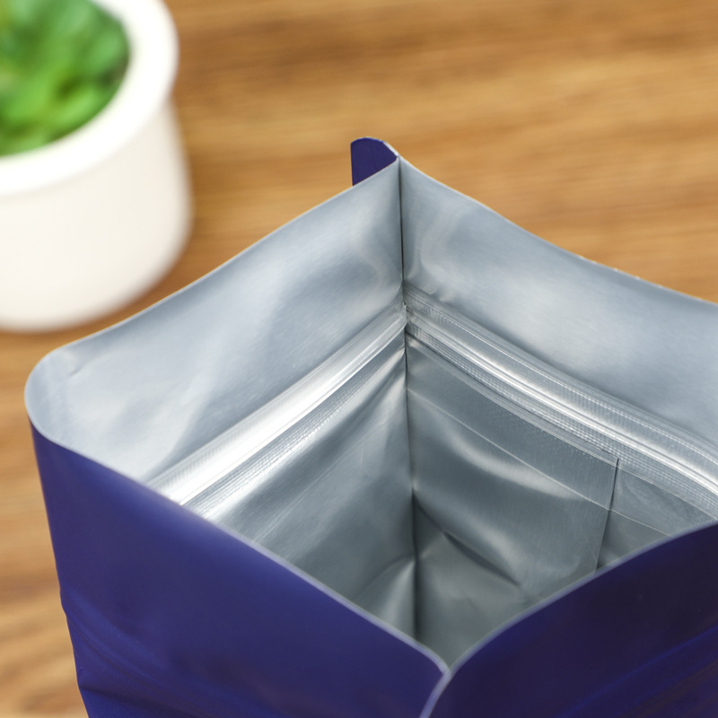 Small batch customized food packaging bags Food sealed packaging bags Color printing Snacks Nuts Eight-side sealed stand-up bags