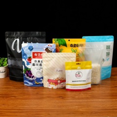 Customized food zipper plastic packaging bags dried fruit bags melon seeds peanuts vacuum bags beef packaging composite ziplock bags