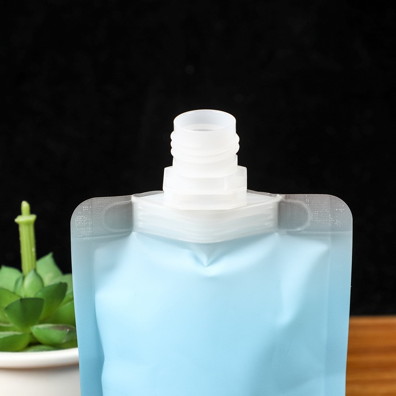 Customized self-supporting spout bag Chinese medicine soy milk tea beverage packaging bag sour plum soup packaging spout bag self-supporting liquid