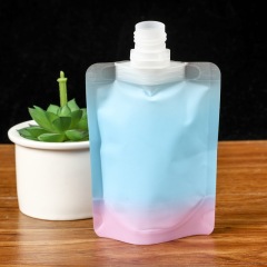 Customized self-supporting spout bag Chinese medicine soy milk tea beverage packaging bag sour plum soup packaging spout bag self-supporting liquid