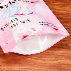 Custom 1 kg oblique mouth packaging bag liquid packaging plastic bag laundry detergent self-standing nozzle bag laundry detergent bag