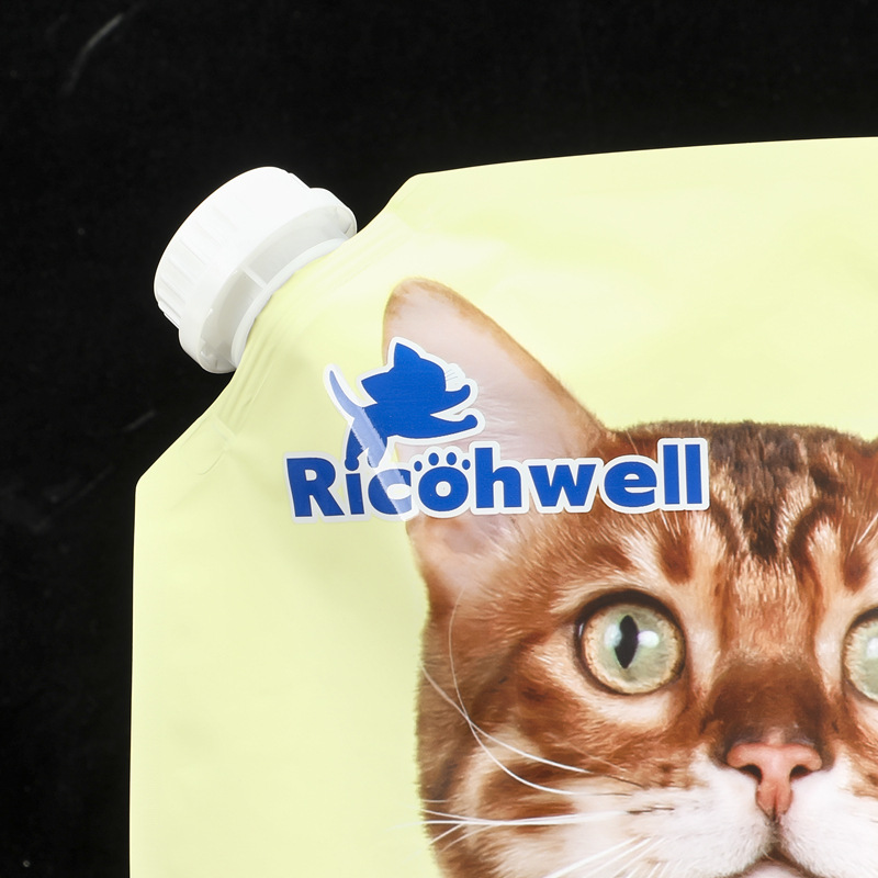 Customized dog food cat food cat litter bag aluminum foil light-proof pet food packaging bag eight-side seal easy-tear zipper bag