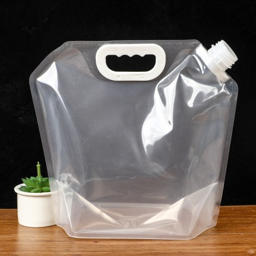 Customized spout bag blank beer water bag rice spout packaging portable liquid plastic bag