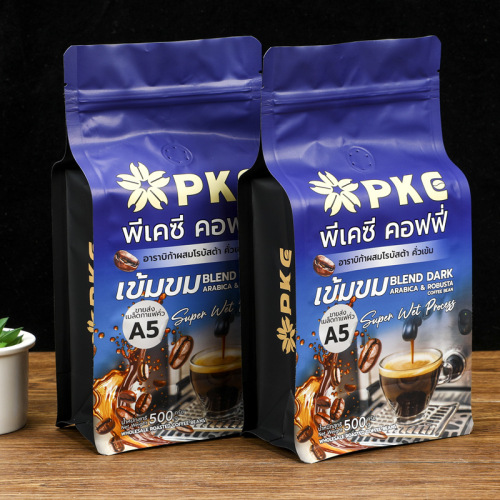 Small batch customized food packaging bags Food sealed packaging bags Color printing Snacks Nuts Eight-side sealed stand-up bags