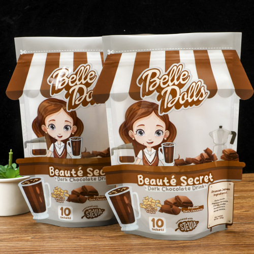 Customized children's food special-shaped ziplock bag coffee aluminum foil packaging chocolate candy stand up bag zipper food bag