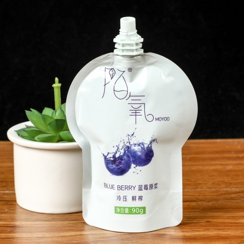 Food suction self-supporting nozzle packaging bag jelly milk tea nozzle bag sour plum soup nozzle bag custom printed logo