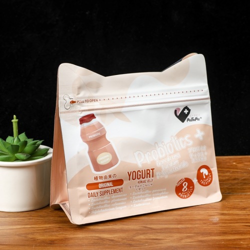 Customized food eight-side sealed packaging bags, self-supporting zipper bags, internet celebrity food ziplock bags, snack food aluminum foil bags