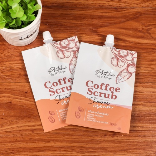 Customized plastic laundry detergent packaging bag spout bag beverage self-supporting aluminum foil spout bag