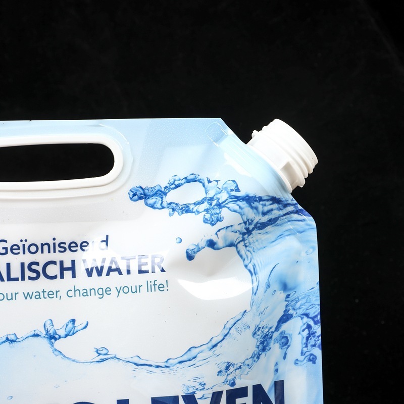 Customized 2.5kg laundry detergent nozzle bag drinking water nozzle bag hydrogen-rich water bag