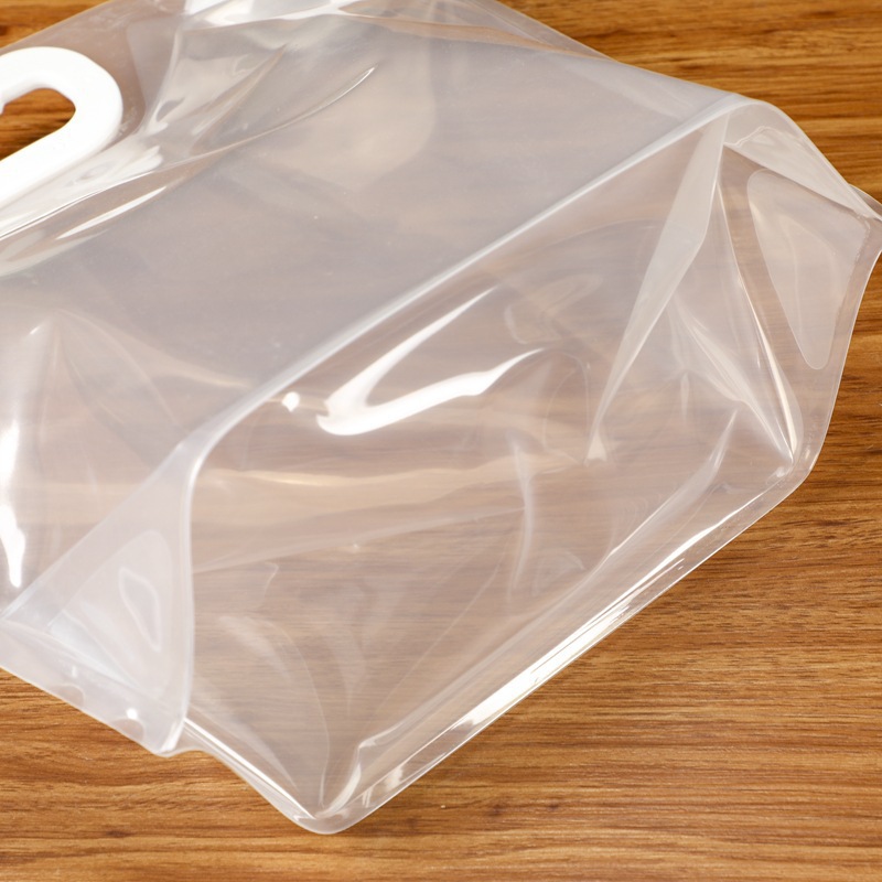 Customized spout bag blank beer water bag rice spout packaging portable liquid plastic bag