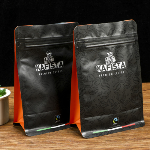 Food packaging bags customized nuts tea snack packaging bags bags eight-side sealed aluminum foil plastic bags self-supporting ziplock bags