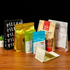 Customized pet food plastic eight-side sealed bag beef jerky zipper eight-side sealed Xinjiang wolfberry red dates dried fruit packaging