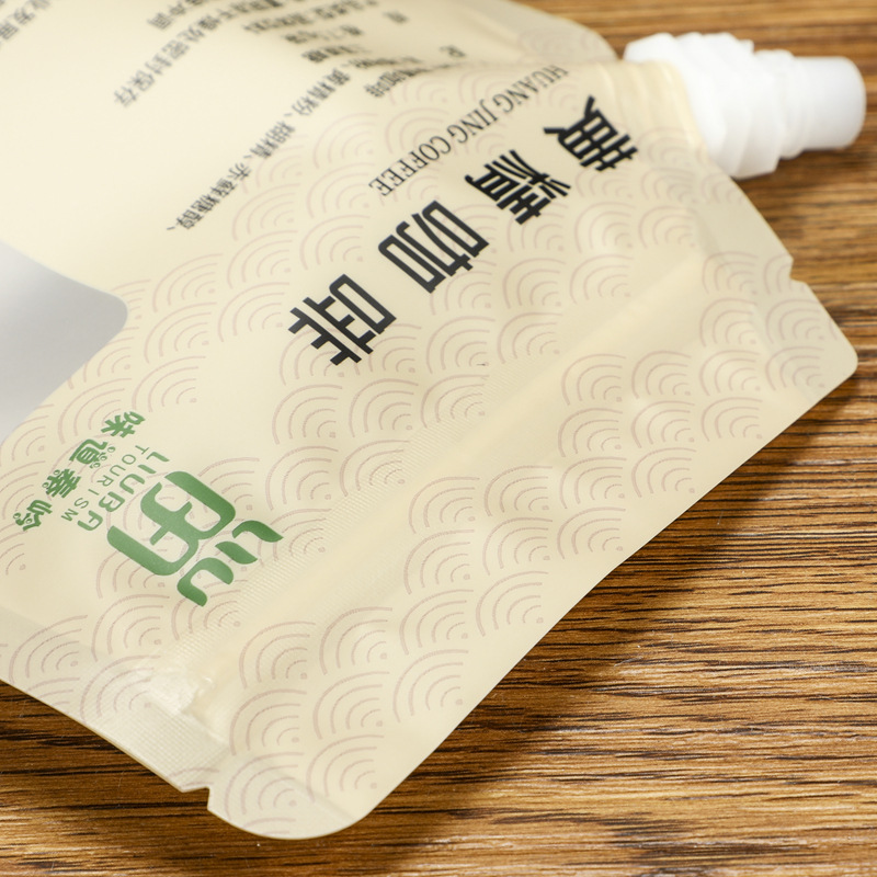 Essence spout bag Shampoo stand up bag Conditioner nutrient solution packaging bag Straight hair cream stand up spout bag