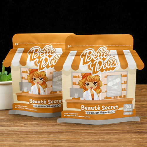 Customized food special-shaped children's zipper packaging aluminum candy self-supporting bag snack food bag beef jerky packaging bag
