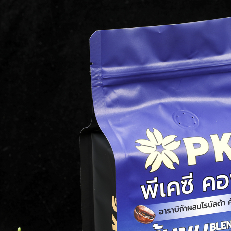 Small batch customized food packaging bags Food sealed packaging bags Color printing Snacks Nuts Eight-side sealed stand-up bags