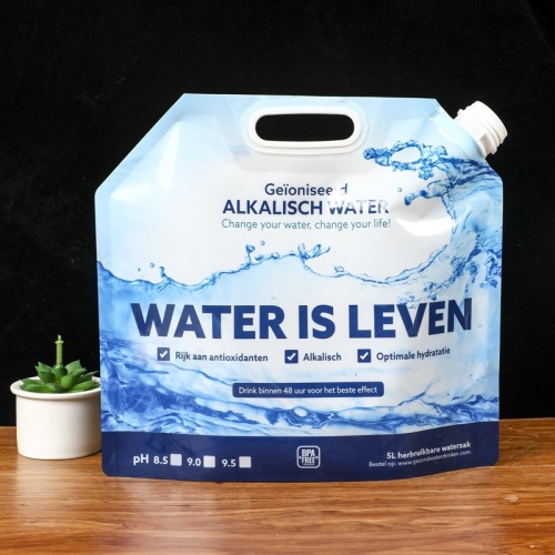Customized 2.5kg laundry detergent nozzle bag drinking water nozzle bag hydrogen-rich water bag