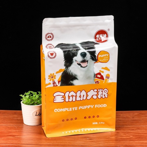 Factory customized dog food packaging bags self-sealing self-supporting packaging bags pet food sealed plastic bags supply wholesale