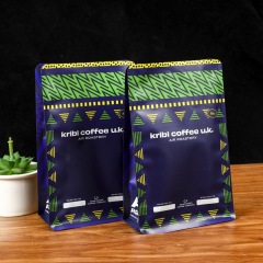 Customized children's snack food eight-side seal packaging bag self-sealing bag aluminum foil tea plastic snack zipper bag