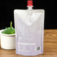 Food suction self-supporting nozzle packaging bag jelly milk tea nozzle bag sour plum soup nozzle bag custom printed logo