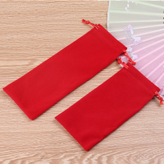 Drawstring high-end velvet comb jewelry storage bag small storage bag wholesale
