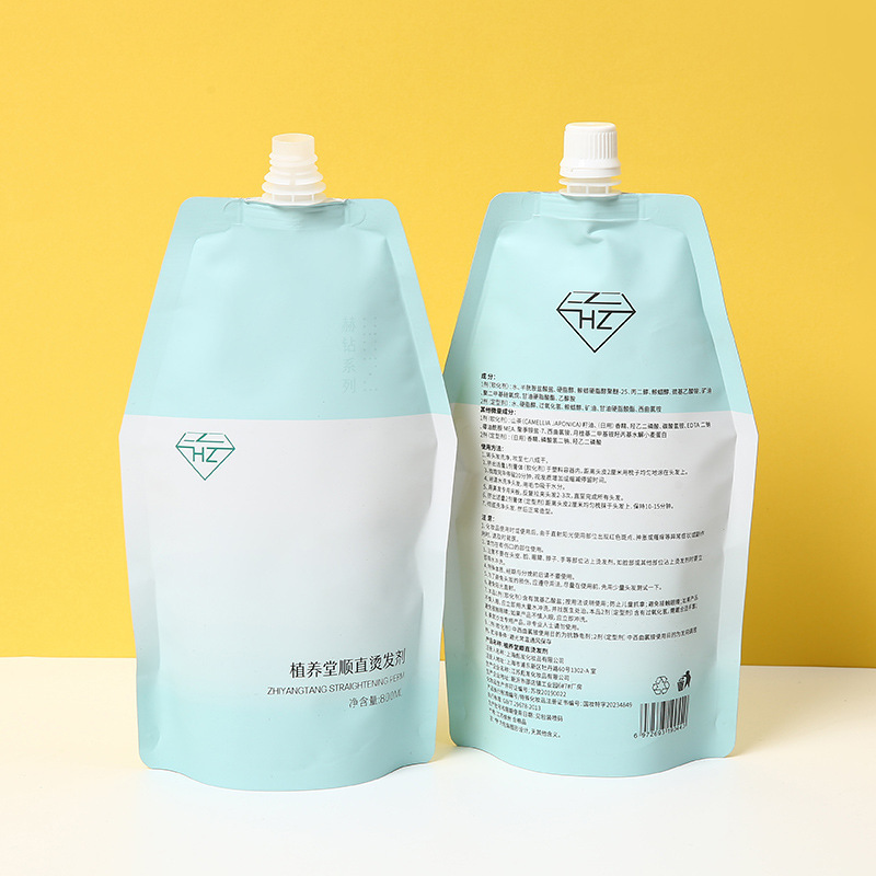 Customized laundry detergent packaging bags, daily chemical nozzle stand-up bags, soap liquid packaging bags, twist-cap seal bags, color printing custom bags