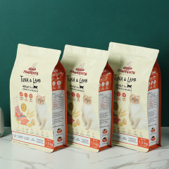 Plastic food eight-side seal packaging bag customization Pet general nut tea snack self-supporting ziplock bag customization